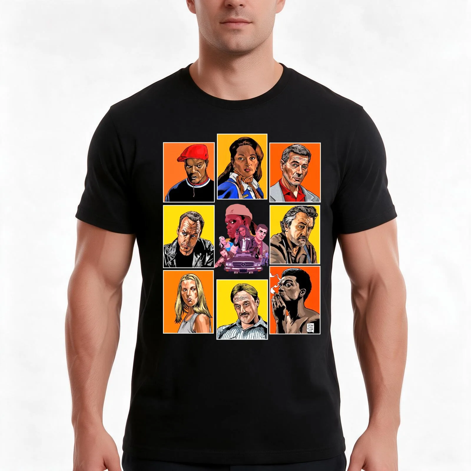 Bridget Fonda Jackie Brown T-Shirt Summer Casual Cotton Tee Oversized Streetwear Tops Vintage Graphic Print Unisex Men Women