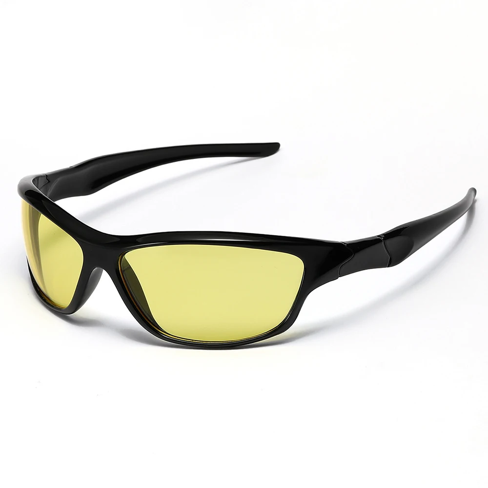 Men's Silver Y2K Sunglasses Outdoor Cycling Sports Sun Glasses