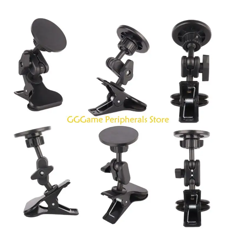 U55B Clip On Phone Mount, Desk Holder with 360 Degree Adjustment, Fit Table Edges up to 2.5Cm
