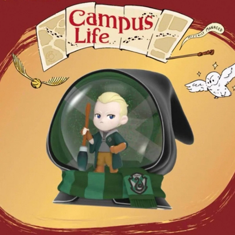 Globo de Nieve Coleccionable de Harry Potter, Caja Sorpresa con Escena de la Escuela Hogwarts, Bola de Cristal para Decoración de Escritorio, Regalo