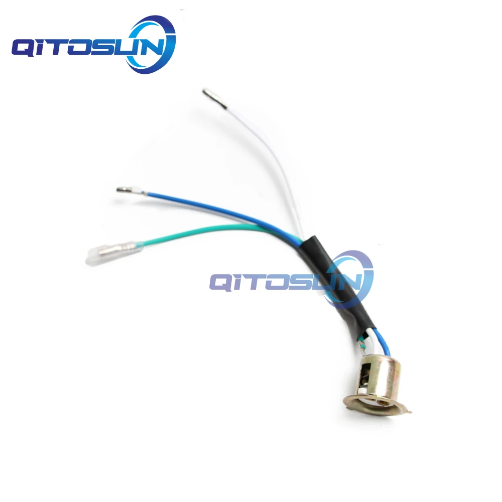 Headlight Bulb Lamp Holder Ignitor Wire Motorcycle Electric Vehicle Single Claw Headlight Lamp Holder AF61 AF67 Headlight line