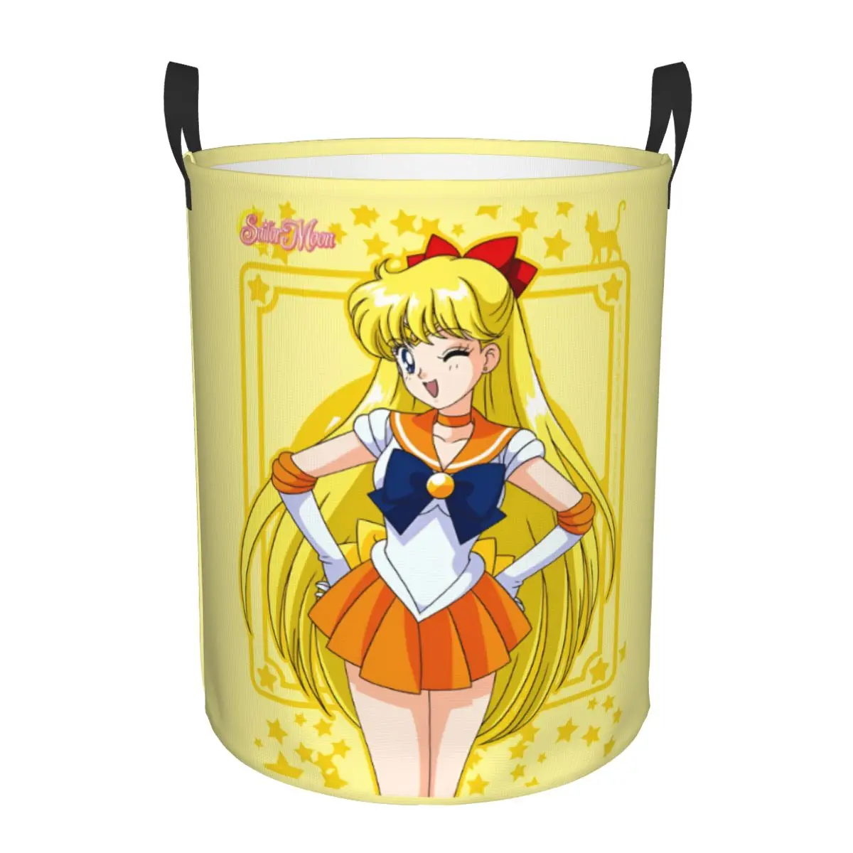 Cesto de Ropa Plegable de Gran Capacidad con Diseño de Anime Sailor Moon, Cesto para Ropa Sucia de Usagi Tsukino