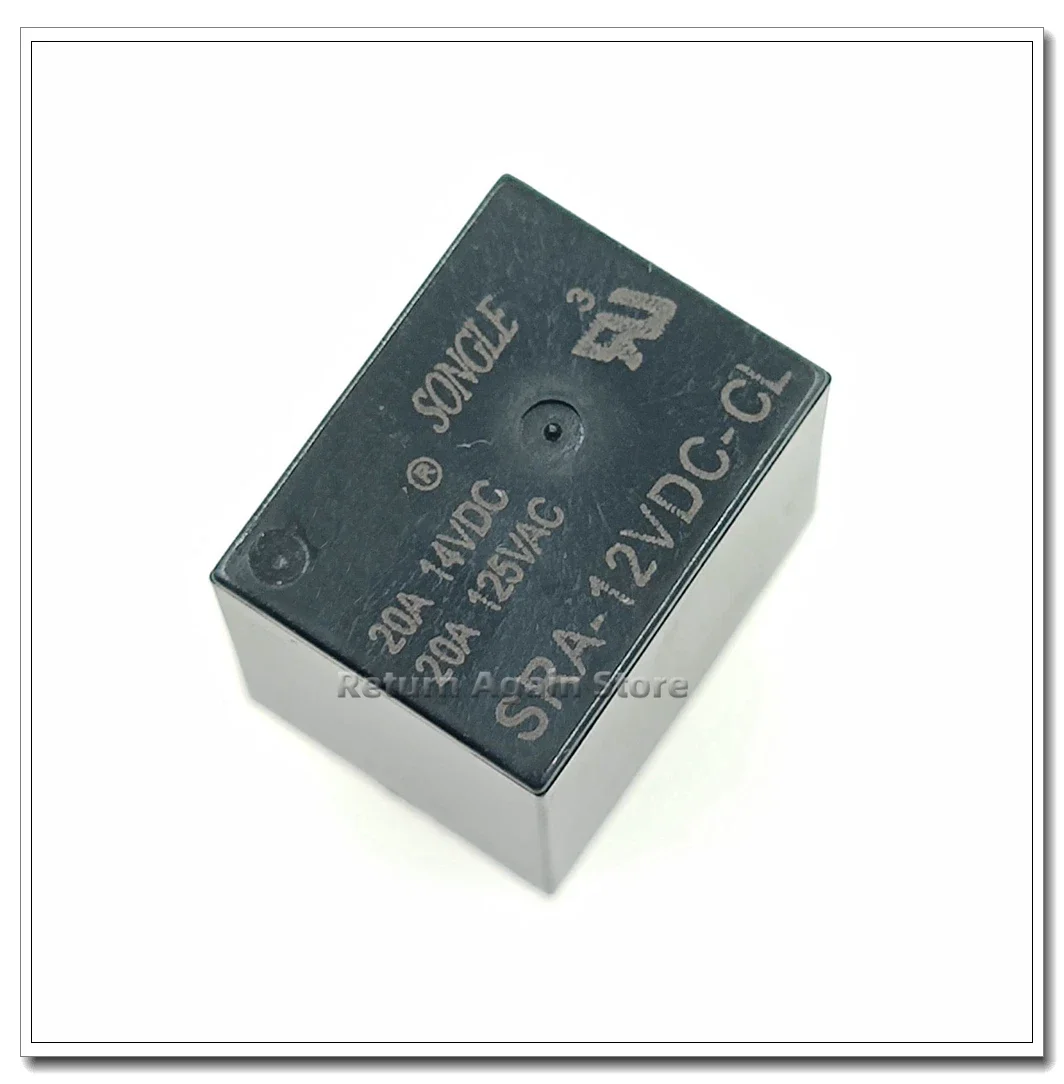 1PCS/LOT SRA-12VDC-CL Brand new relay 24VDC 05VDC Black five legged SRA24VDC DIP-5