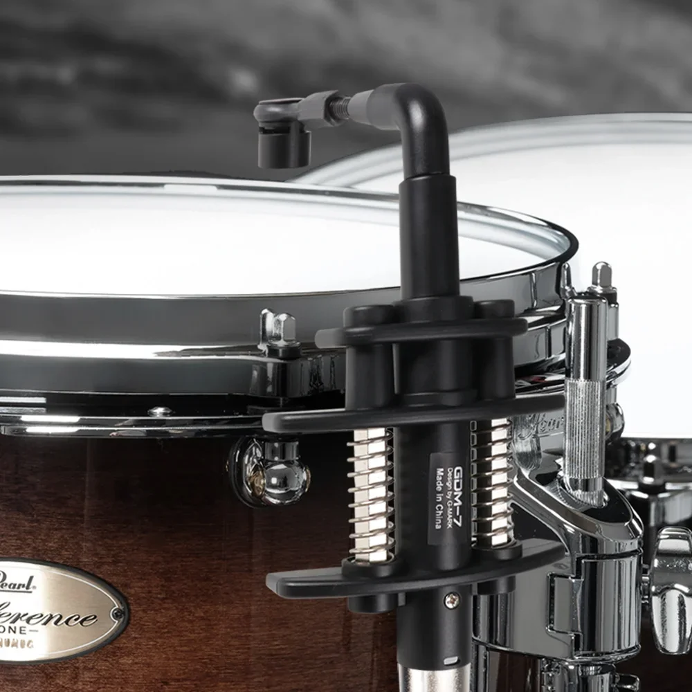 ميكروفون أداة G-MARK GDM7 طبل سلكي ميكروفون ديناميكي ركلة توم/سينار الصنج يستخدم للطبول الفرقة الصوتية DJ المرحلة تسجيل مباشر