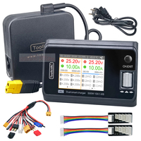 2020 ToolkitRC M6D 500W 15A DC Dual Channel MINI Smart Charger Discharger For 1-6S Lipo Battery FPV Model Spare Part Replace ADP