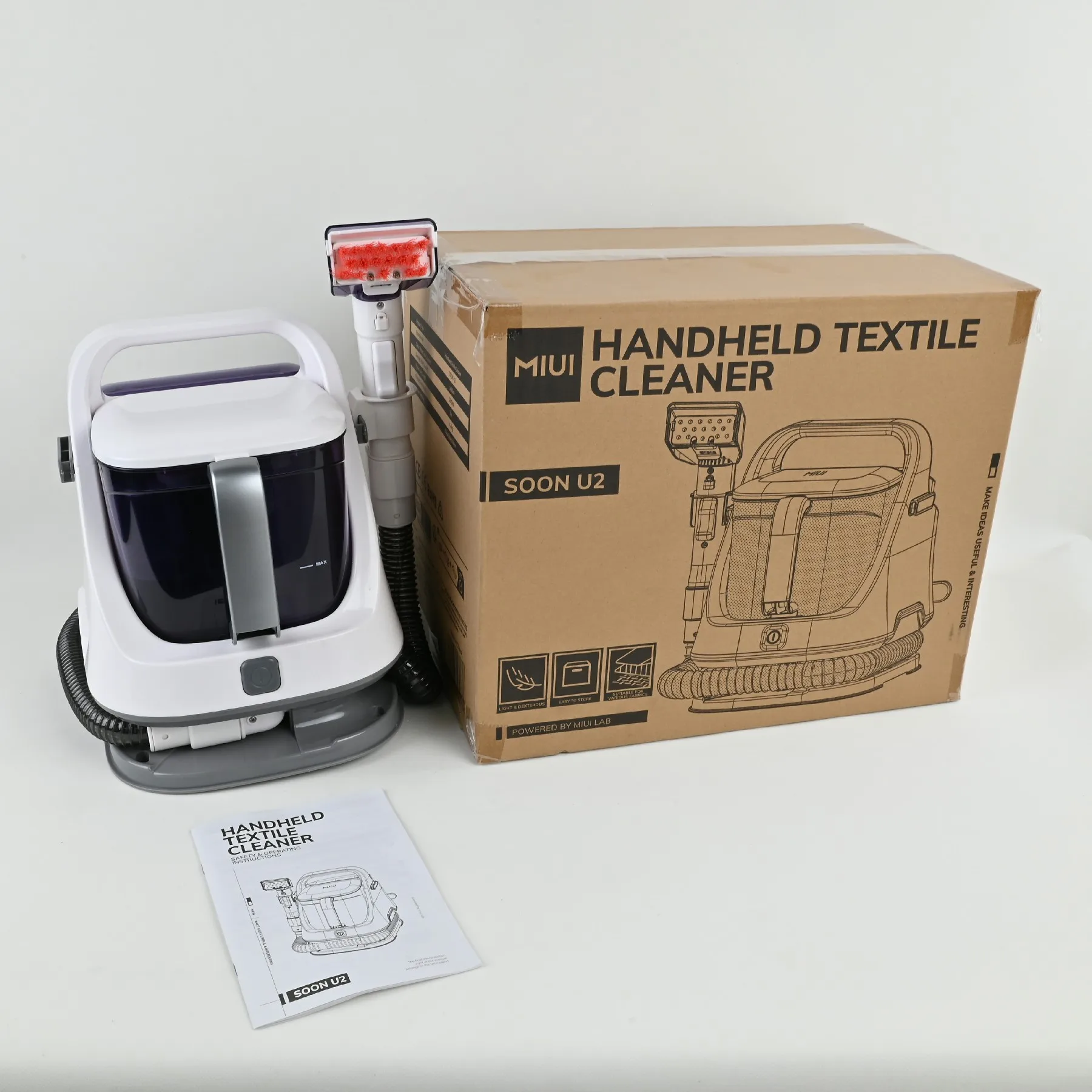 Aspirador de pó portátil 650W 12kPa de alta potência para casa, carpete, sofá, carro - cabo de 3m e tanque grande