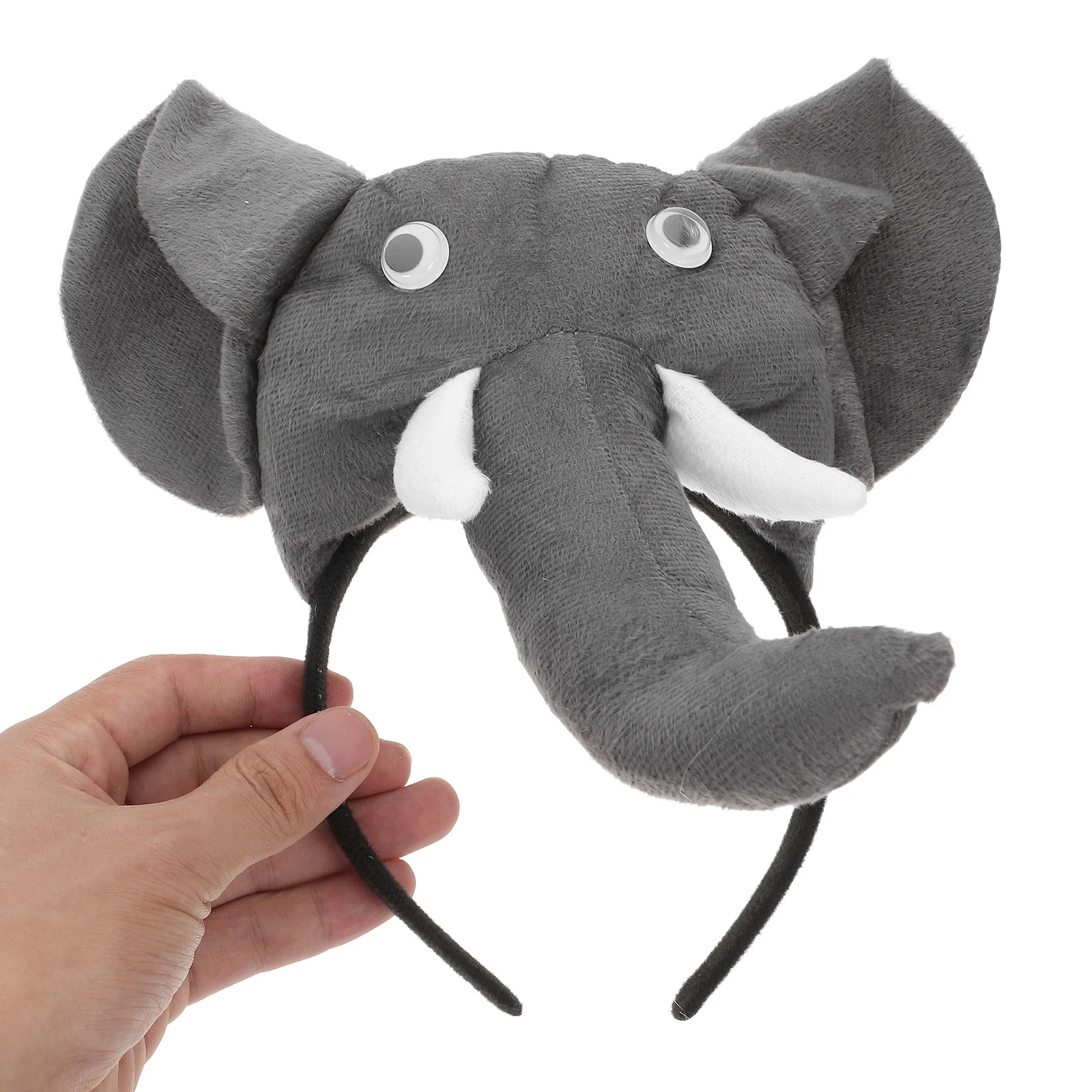 Conjunto de fantasia de animal de 3 peças, faixa elástica com cauda e lembranças divertidas para acessórios de cosplay