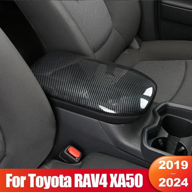 

For Toyota RAV4 XA50 2019 2020 2021 2022 2023 2024 RAV 4 Hybrid Car Armrests Storage Box Mats Cover Accessories