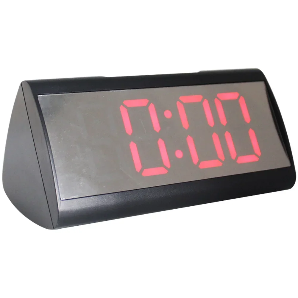 LED Mirror Alarm Clock with Bright Digital Numbers Temperature Display Calendar and 12 24 Hour Format Flexibility