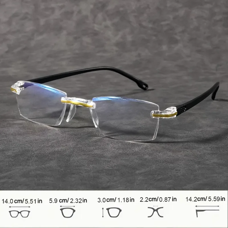 9 Paar Lesebrillen mit einem leichten Design, geeignet für Männer und Frauen, geeignet zum Lesen an Computern – Detail 6