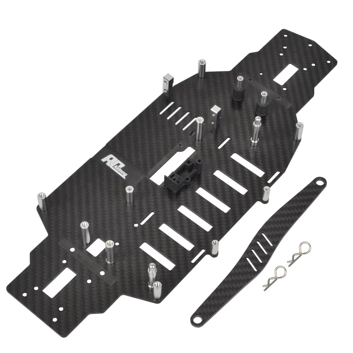 Carbon Fiber Lower Deck Chassis Frame Kit for Tamiya TA05 TA05R TA05IFS Upgrade Parts