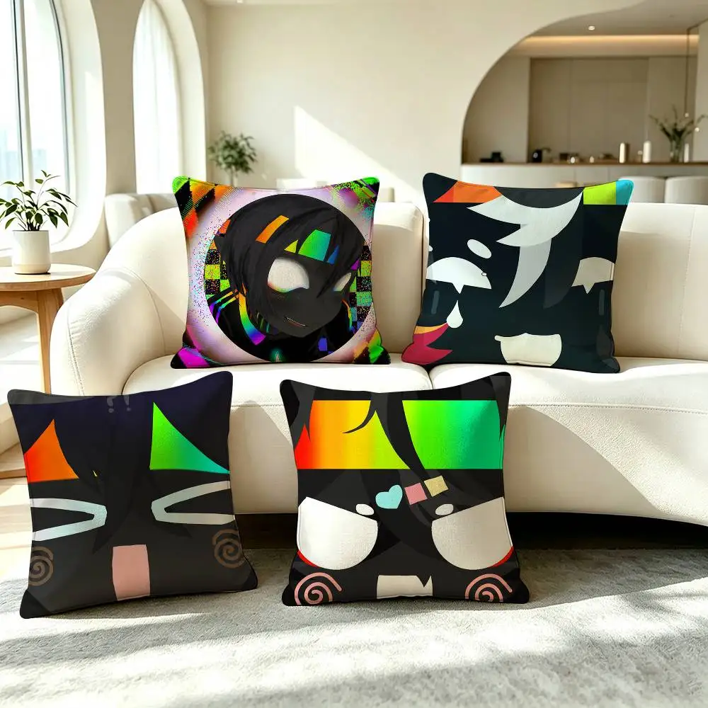 S-Spoke Unstable Universe SMP Square Double-Sided printed Pillow Case Bedroom Bedside Pillow Sofa Cushion Cover