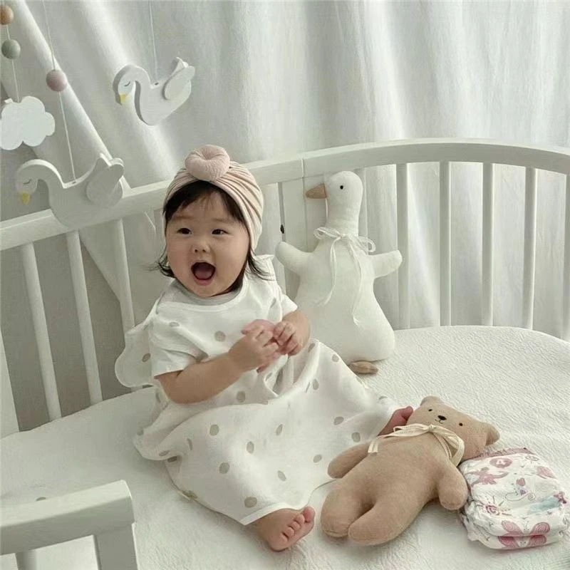 30CM INS Duck Plush Toy Korean Baby Soothing Sleep White Doll White Ribbon Photo Send Child's Birthday Gift -4