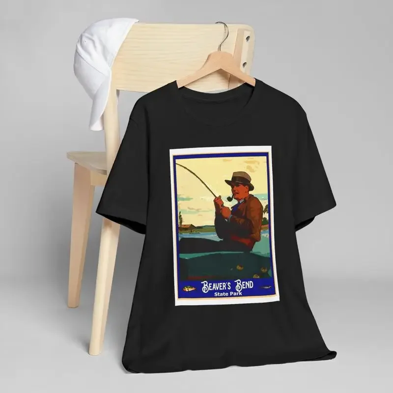 Beavers Bend State Park Fishing Camping Jersey T Shirt Outdoors Sports
