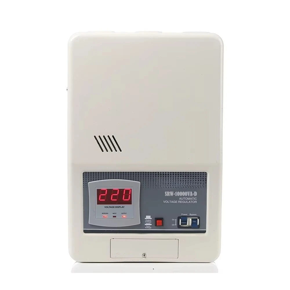 HEYA مثبت على الحائط 8KW 10KW 220V منظم جهد أوتوماتيكي أحادي الطور مثبت سعر AVR