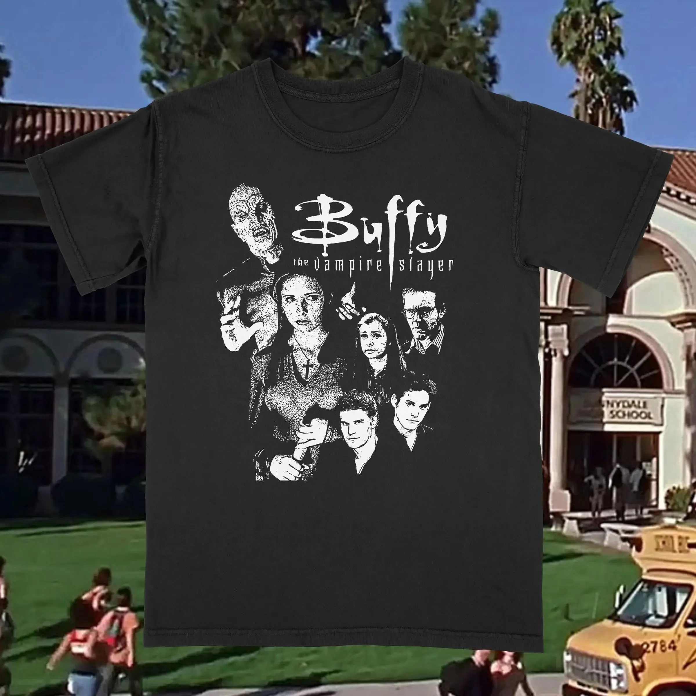 Vampire Hunter Buffy Season 1 T-shirt Men's T-shirt Harajuku Style Summer Unisex Casual T-shirt