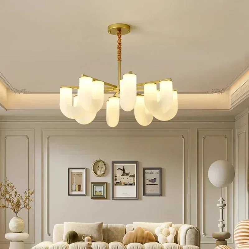 

Luxury Home Decor Pendant Lights Creative Lampshade Rotational Molding Led Lamp Nordic Dining Room Living Pendant Chandelier