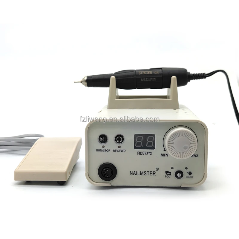 China Fabrik Direktverkauf Professionelle elektrische Nagelbohrmaschine Ausrüstung Tragbare Nagelbohrmaschine FN337 Pediküre Maniküre Bohrer