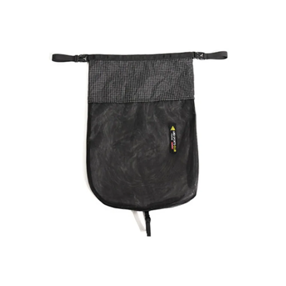 New Nylon Mesh External Backpack Shoe Bag Drawstring Lightweight Backpack Strap Pouch Space Saving Hanging Shoe Bags for Shoe