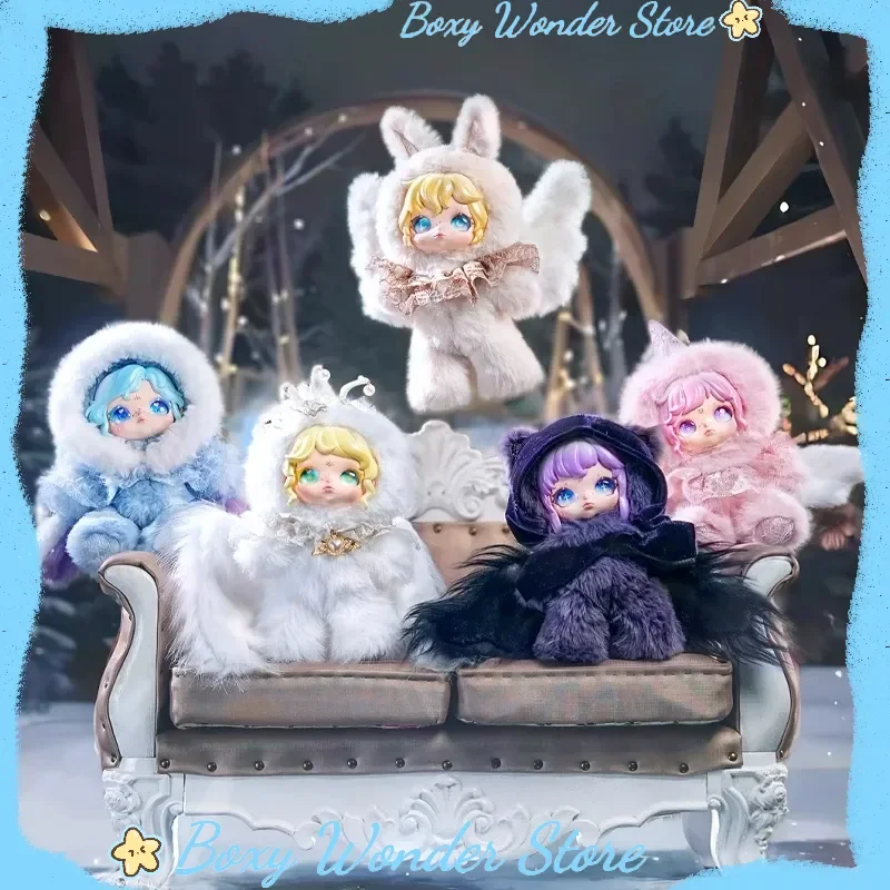 

Authentic Dumia Snow Trace Secret Language Kawaii Blind Box Girl Bjd Movable Doll Bag Pendant Figurine Gift Collectible