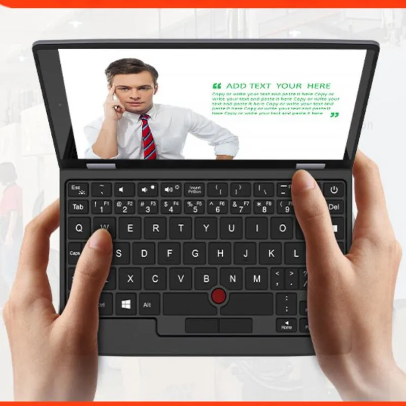 AITTACT Nuovo Mini Laptop Tascabile Touch Screen da 7 Pollici Ontano Lago Intel N95 Computer da Ufficio Ultrabook Notebook 2.0MP Windows 11 WiFi