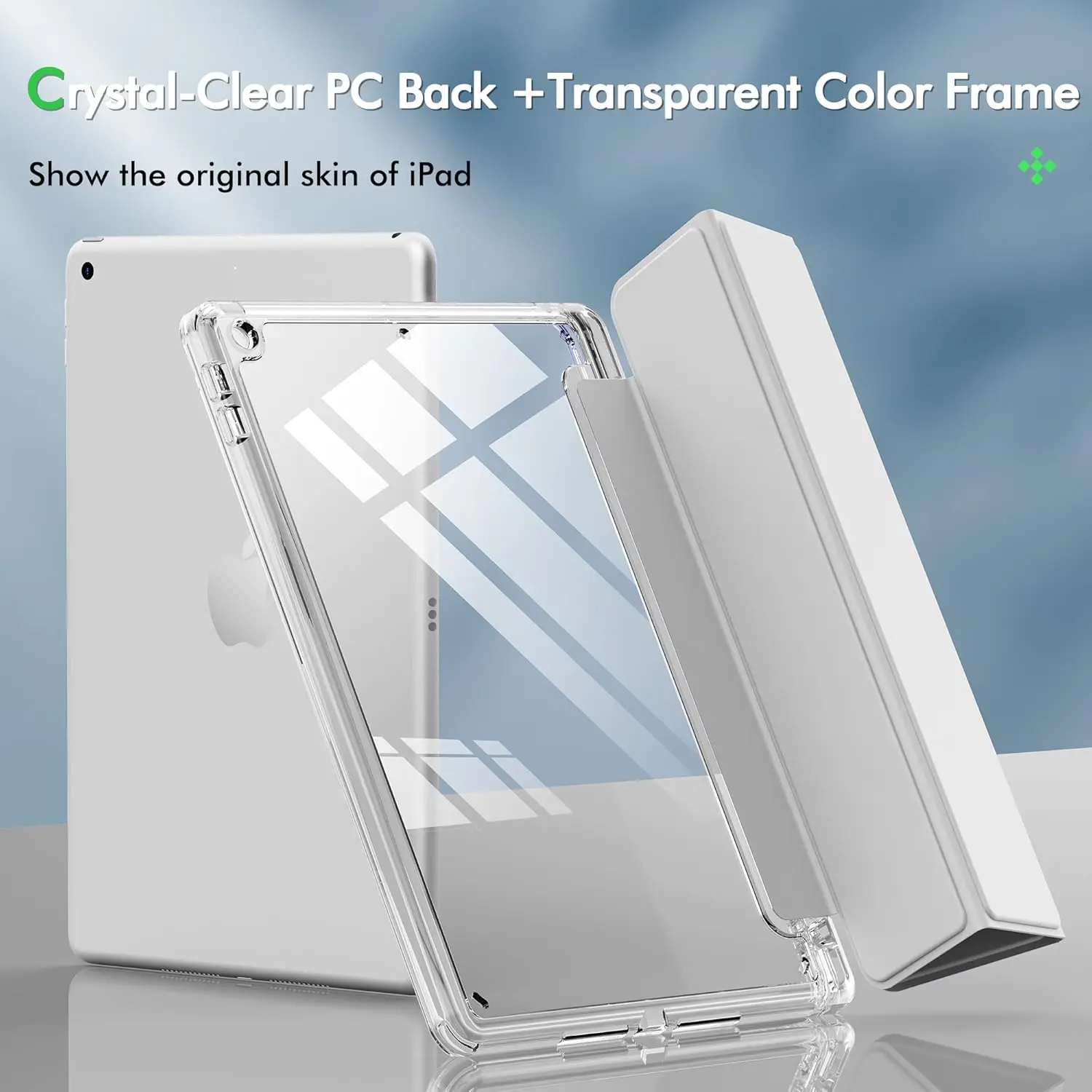For 2025 iPad Air 11 6 Case iPad 10th Generation 11th A16 9th Cover Gen iPad Pro 11 4 5 10.9in 12.9 M2 M3 M4 Pencil Holder Case image 3