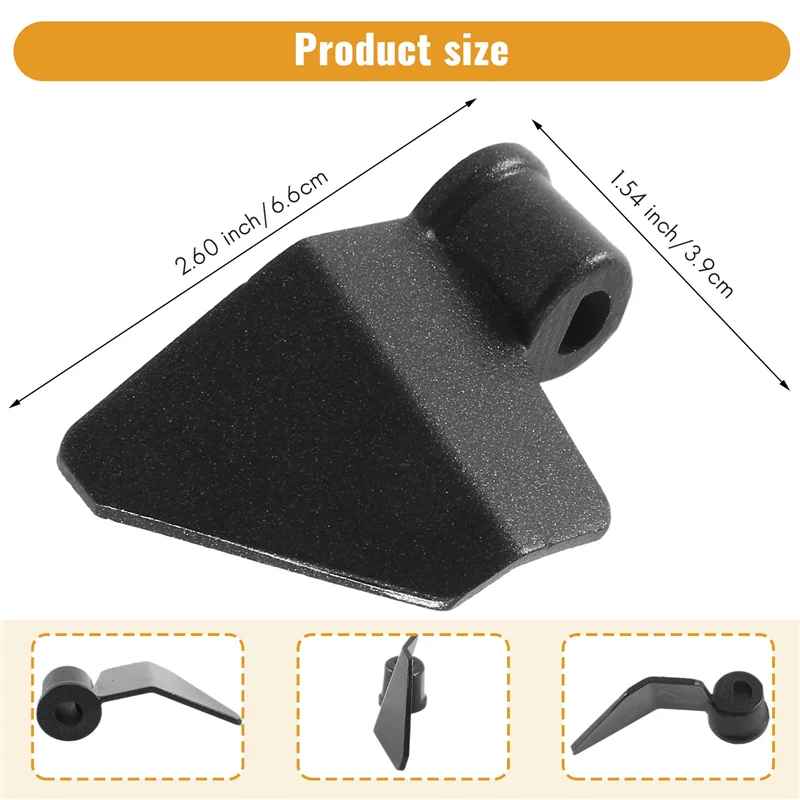 B58B-Bread Baking Machine Paddles Kneading Hooks, Stainless Steel Kneading Blade For Bread Baking Machines