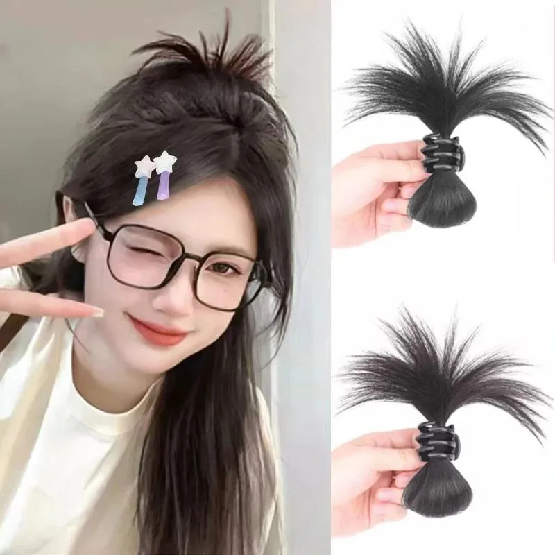 Wig High Ponytail Hair Clip Headdress 2023 Fashion Personality Korean y2k Girls Sweet Cool Wig Pad HairClaws Hairpin Wholesale