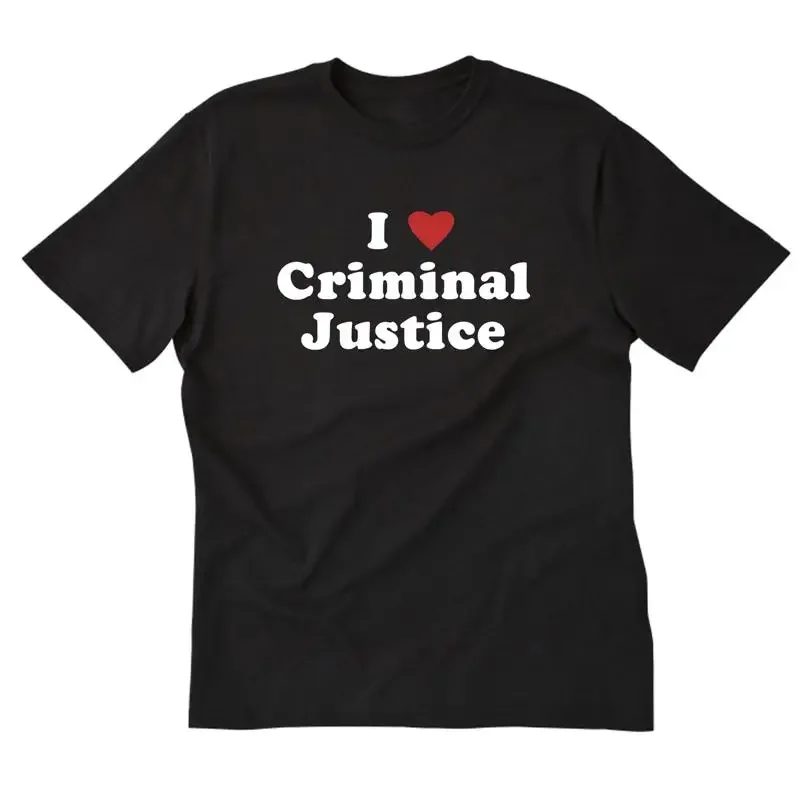 T-shirt « J'aime la justice pénitentiaire » HearT Law Lawyer