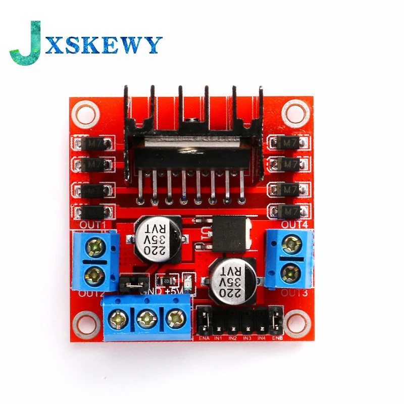 L298 New Dual H Bridge DC Stepper Motor Drive Controller Board Module L298N for Arduino stepper motor smart car robot