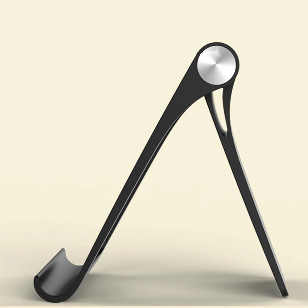 

Desktop Folding Stand 0-360° Adjustable Triangle Support Thickened Silica Pad Non-Slip For Mobile Phone Tablet Notebook Black