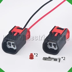2 Pin Automobile waterproof connector Car Water temperature sensor Wire harness plug For Jeep wrangler 3.8 7287-0027-30