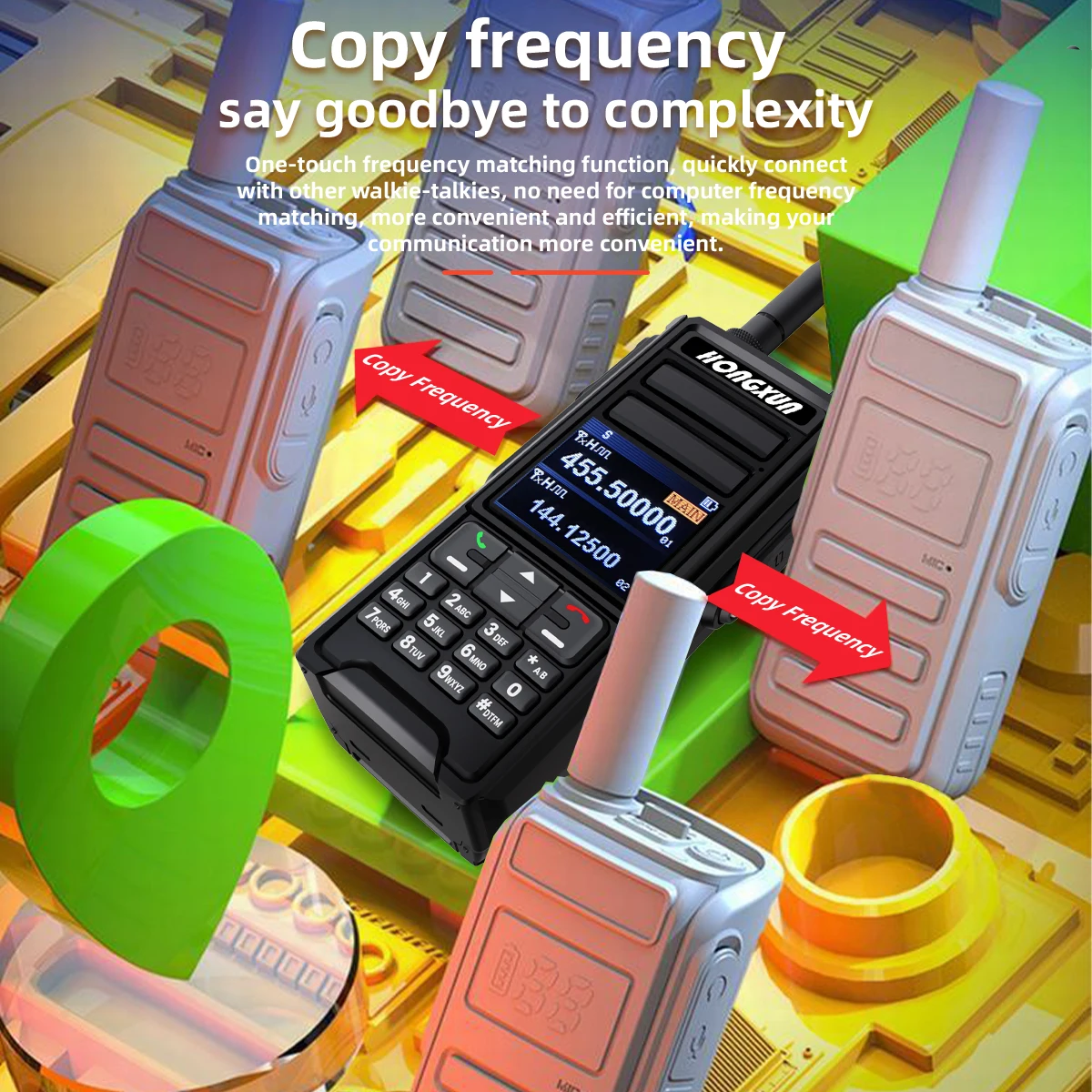 DMR Digital Radio AES 256 Encrypti IP67 Waterproof Walkie Talkie 10W Dual Mode Band VHF UHF Transceiver Dual Time Slot Ham Radio