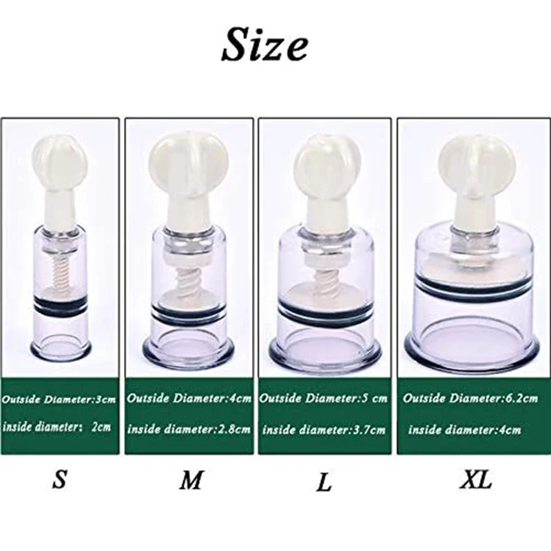 2 قطعة مضخة تويست الطبية المحمولة شفط فراغ الحلمة المصاصون تدليك الحجامة أداة