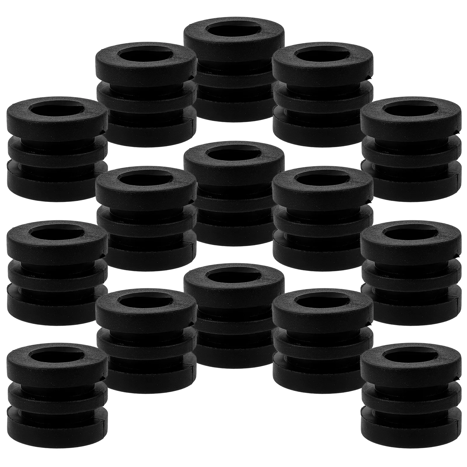 

16 Pcs Foosball Table Football Accessories Soccer Small Washers Bearing Black Replacement Gaskets