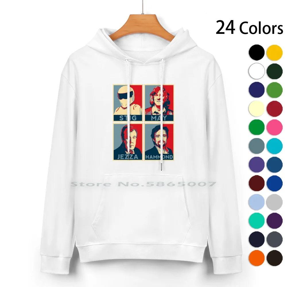 

Hammond May Stig Pure Cotton Hoodie Sweater 24 Colors Jeremy Richard Hammond James May The Stig The Grand Tour Jezza