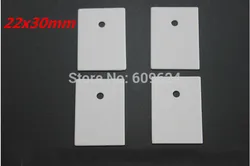 (20pcs/lot) 22x30x1mm Alumina ceramic pads  thermally conductive insulation sheet  TO-264  IC,mos heat sink