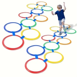 Jump Circle Super Fun para niños, juego Circular para interiores y exteriores, diseño Circular, equilibrio, agilidad, entrenamiento, juguetes de entretenimiento, 1-20 piezas