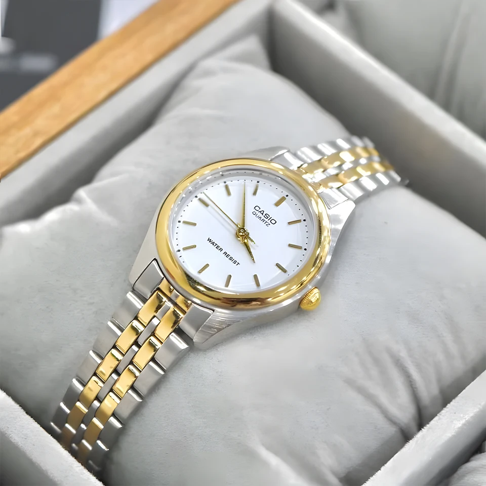 Casio Women's Quartz Watch 28mm Stainless Steel LTP-1129G-7A