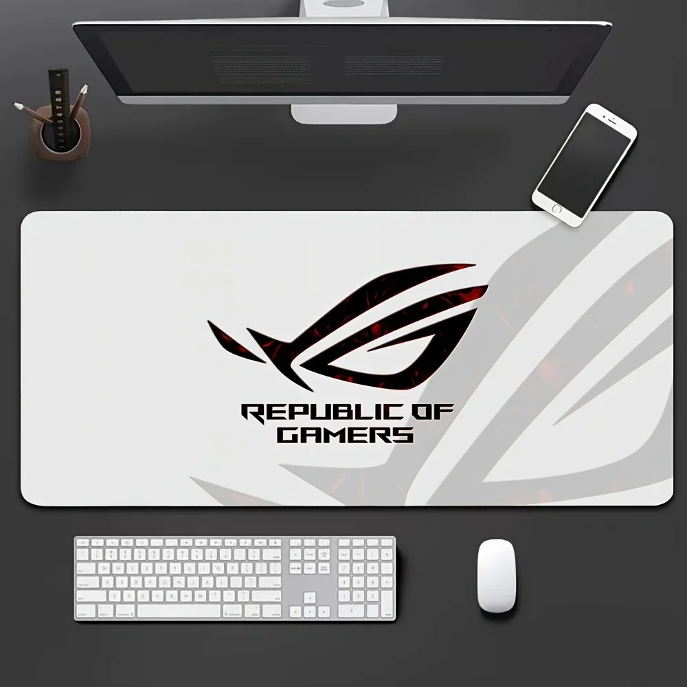

D-Rog Large Gaming Mouse Pad - Minimalist Creative Design with HD Tech Print, Non-Slip Rubber Base, Ultra-Thick Extended Desk Ma