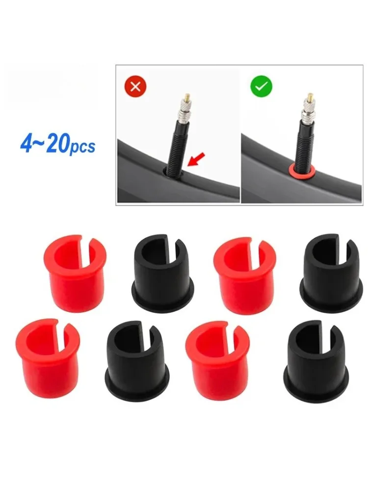 AliExpress 4/8/10/20PCS Schrader to Presta Valve Adapters Bike Rim Inner Tube Hole Converters for MTB Road Bicycles Easy Installation Tools