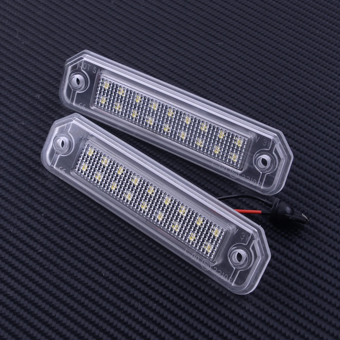 

DWCX 2pcs Car LED License Number Plate Light Lamp Fit For Honda Civic Del Sol Trunk 1993 1994 1995 1996 1997