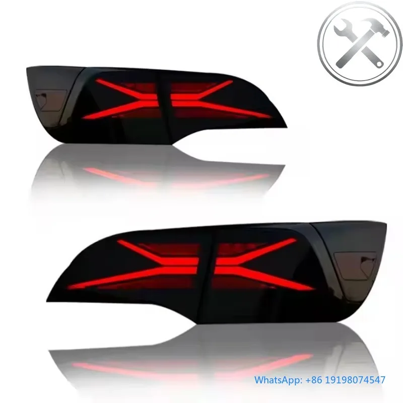 

Modified Full LED Taillights Assembly For New Energy Vehicle 12V White 12W Compatible With Multiple Models Waterproof Auto Parts