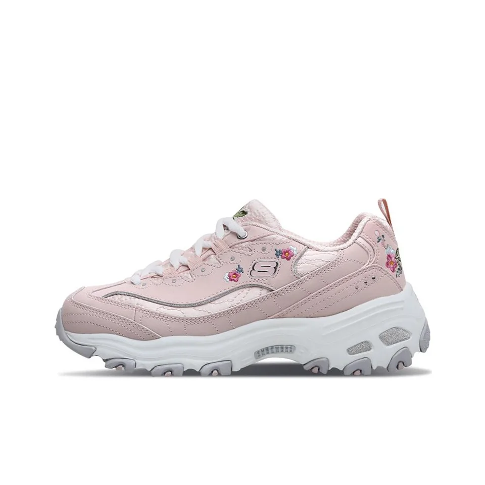 skechers-d'lites-10-chunky-sneakers-pour-femmes-coupe-basse-rose-clair-11977-ltpk