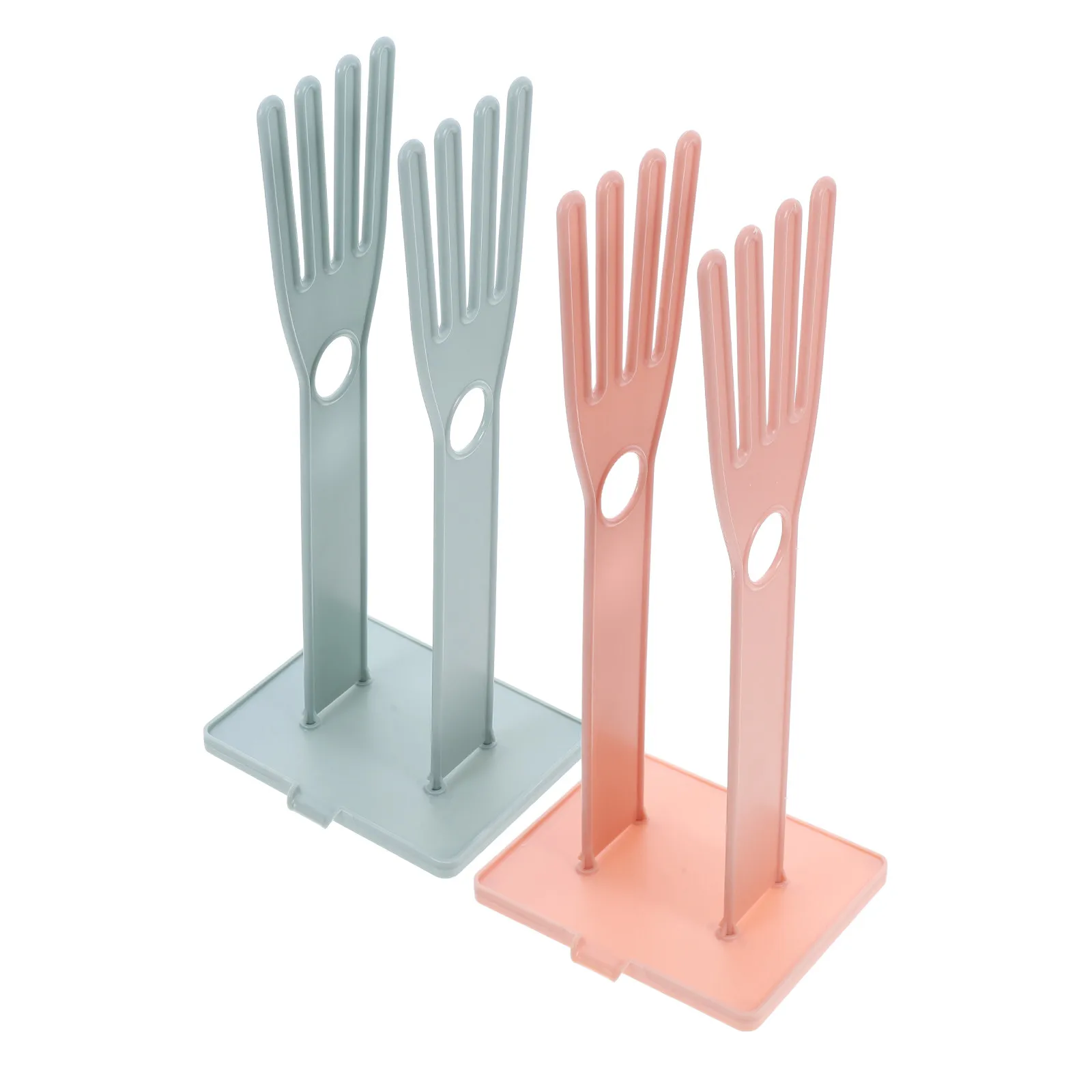 

2Pcs Glove Drying Rack Kitchen Countertop Multi-Functional Glove Holder Detachable Storage Rack for Gloves Dishcloths Kitchen