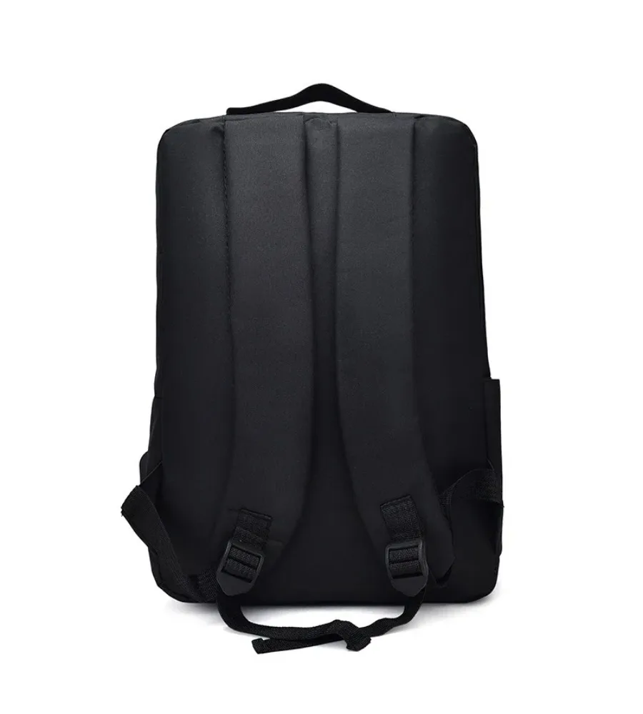 

Stain-resistant finish protects this premium backpack from spills during school days and business trips