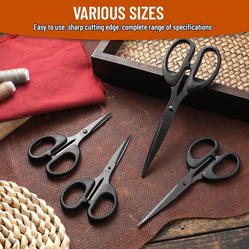 IMAZY مقص شفرة سوداء عالية الجودة حاد صغير مكتب قطع الورق القرطاسية للطلاب الحرف اليدوية اللوازم المدرسية #5