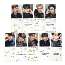 9Pcs/Set KPOP ZEROBASEONE Charm Selfie Photocards ZB1 Zhanghao Ricky Yujin LOMO Cards Fans Collectibles Postcard