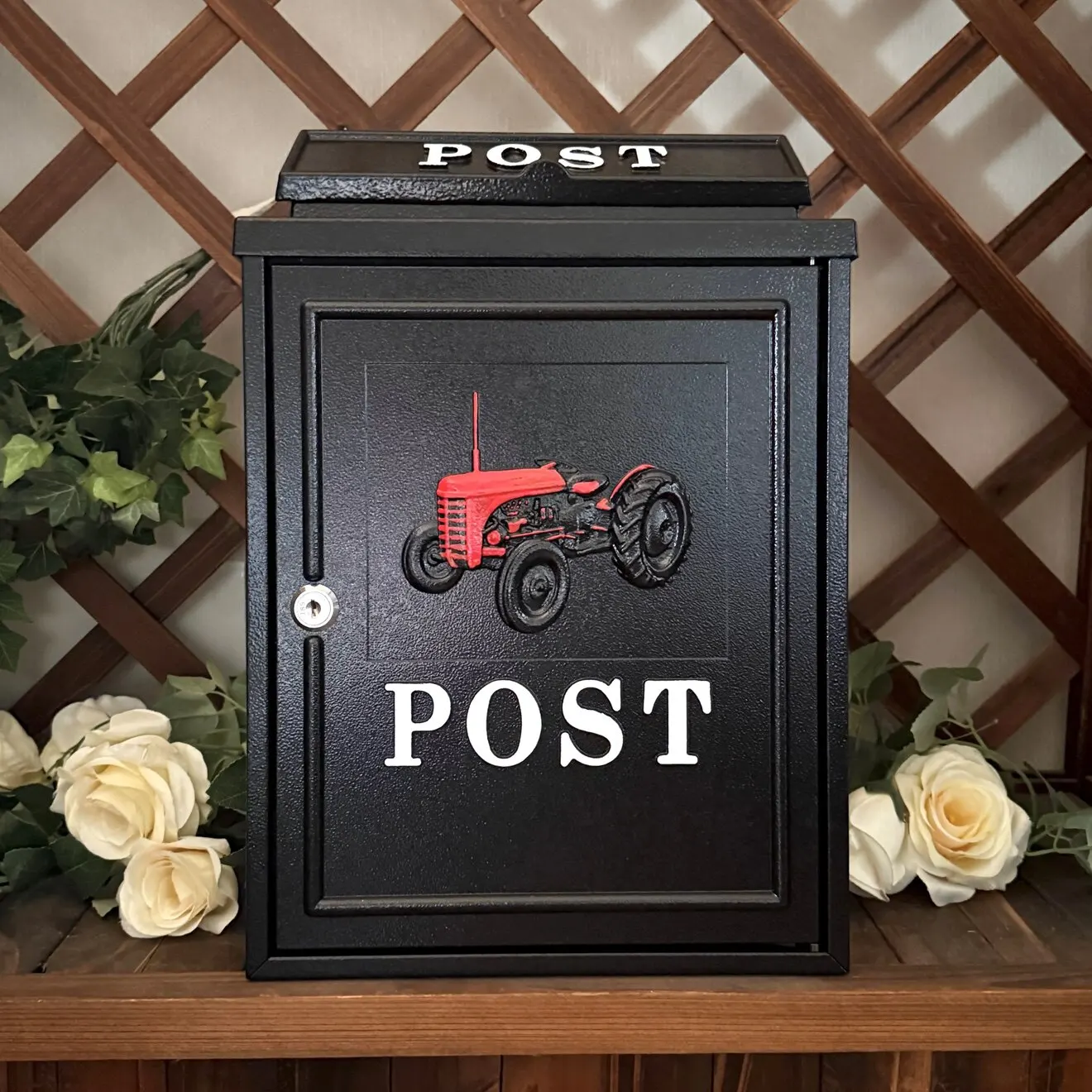 B & B Villa Mailbox Outdoor Rainproof Wall Hanging Mailbox Pastoral Creative