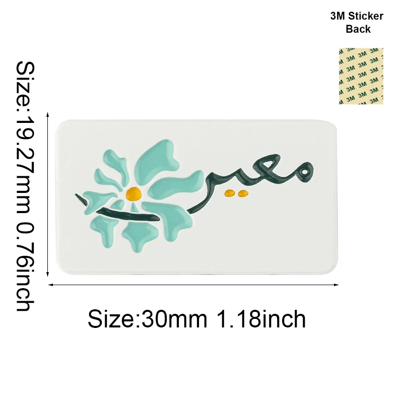Mobile Phone 3M Sticker Badge Metal Pin Broooches Pins